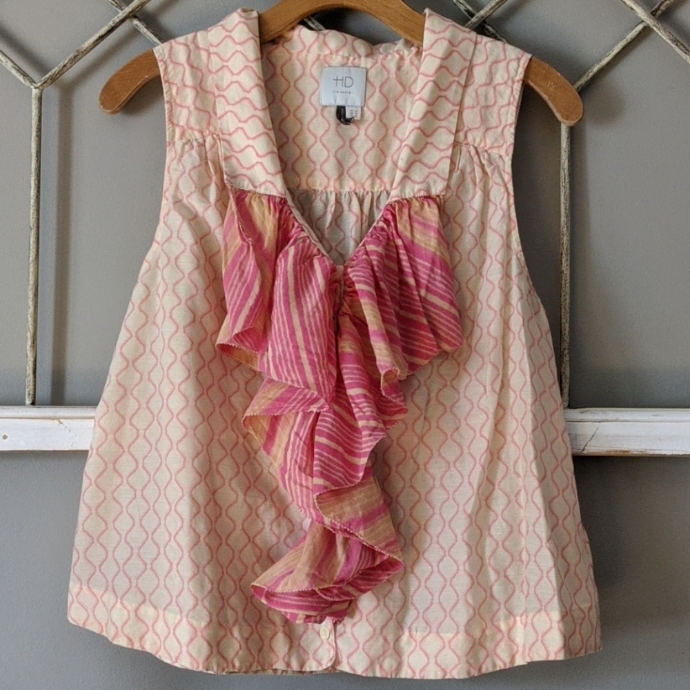 Anthropologie HD in Paris Blip Bands top size 10